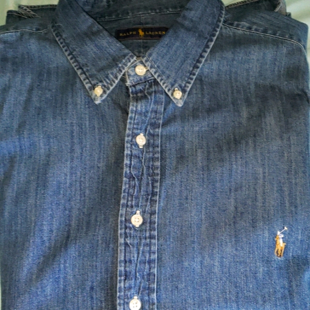 Long sleeve denim Ralph Lauren shirt
